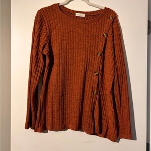 3/$17 Fantaslook orange sweater